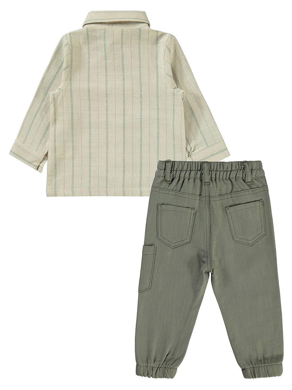 Yeşil Erkek Çocuk 3'lü Takım 1-3 Yaş Mint-1