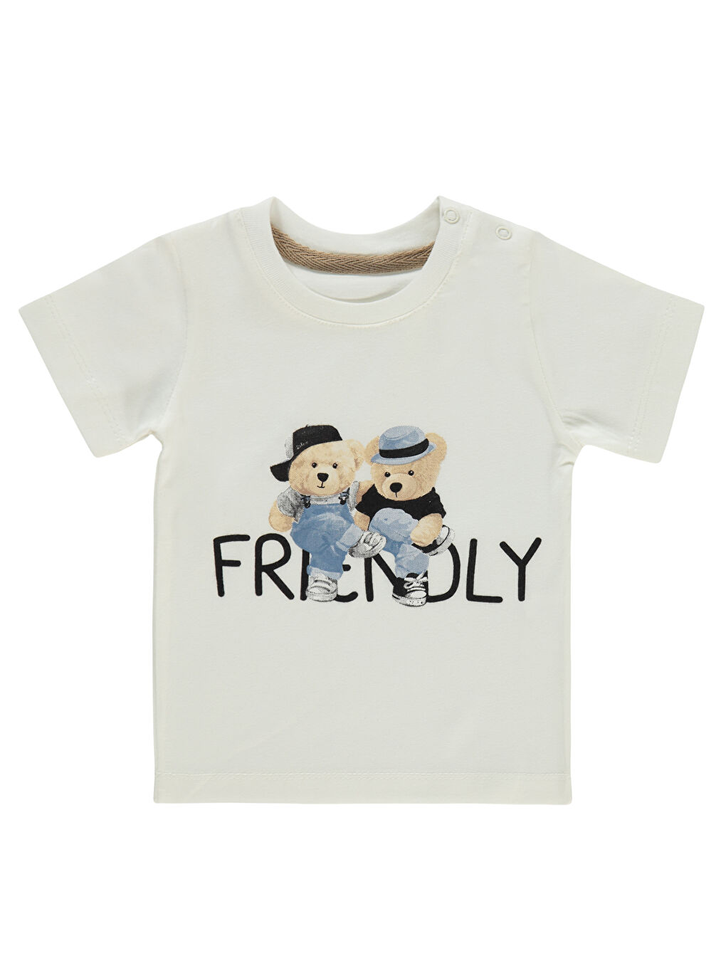 Erkek Bebek 3'lü Şortlu Takım 6-18 Ay Haki-2