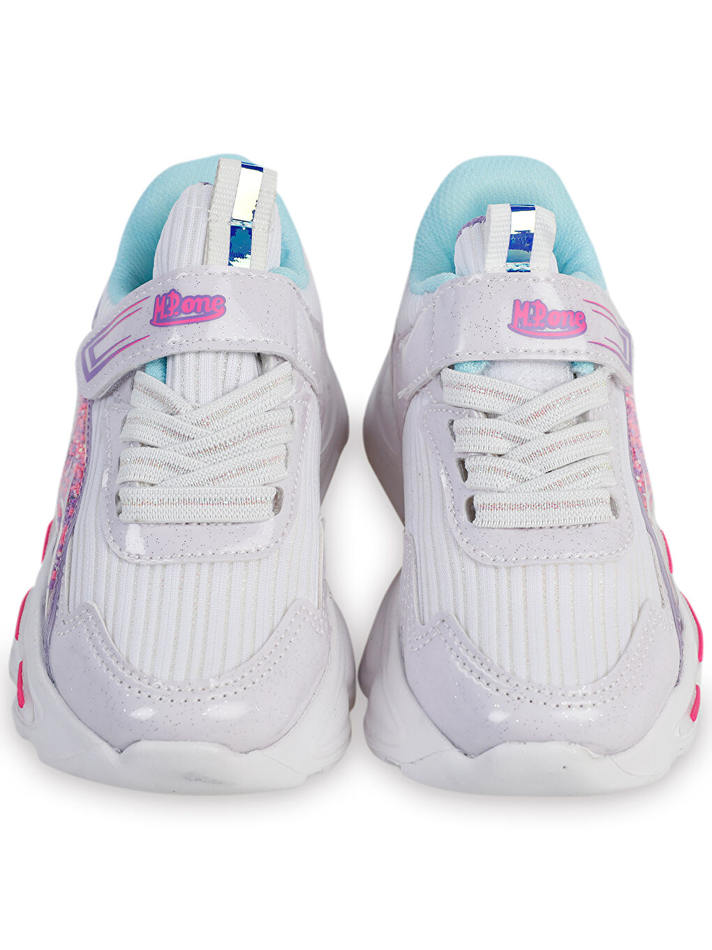 Kız Çocuk Spor Ayakkabı 26-30 Numara Beyaz-Mor-2