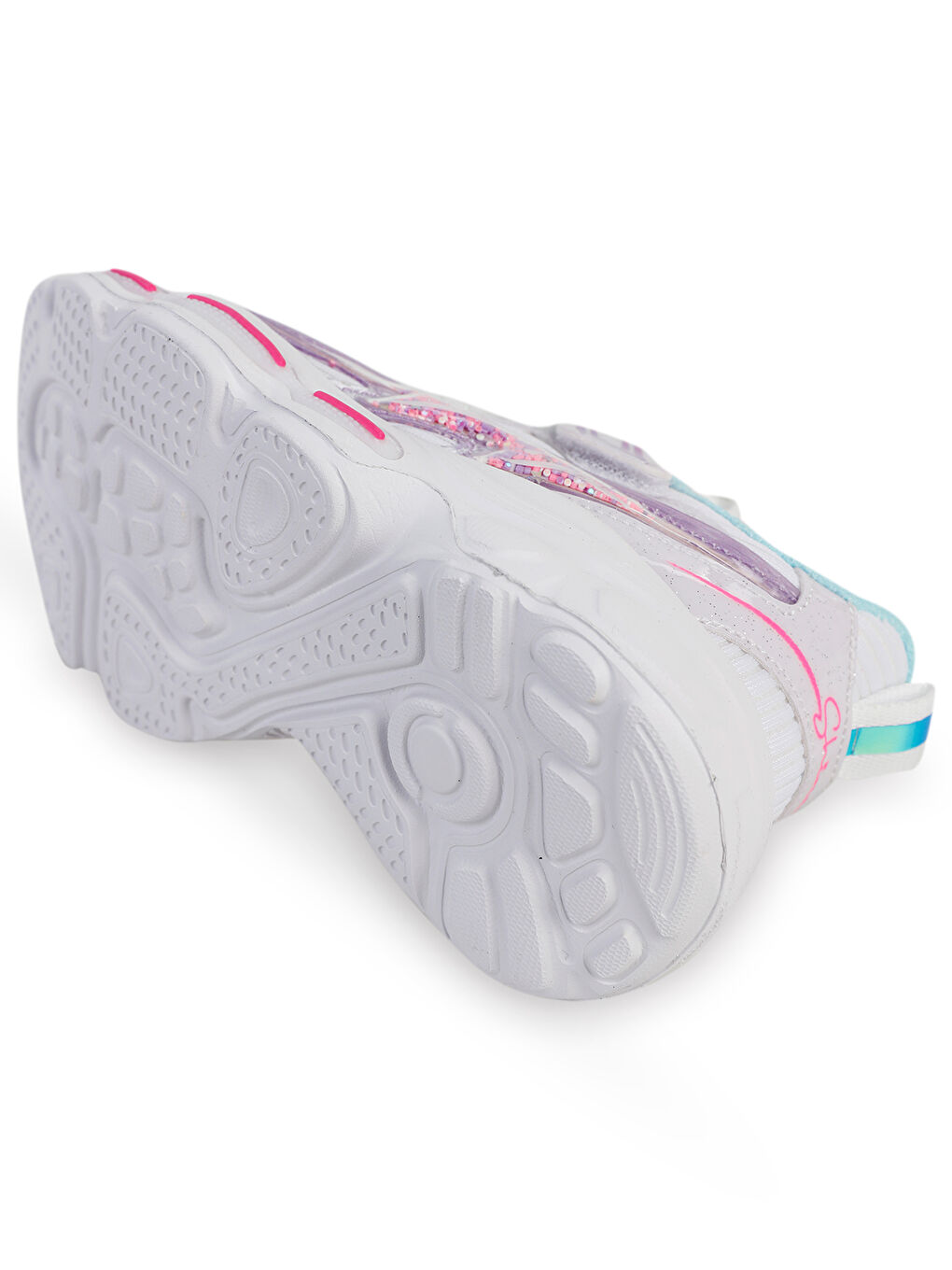 Kız Çocuk Spor Ayakkabı 26-30 Numara Beyaz-Mor-4