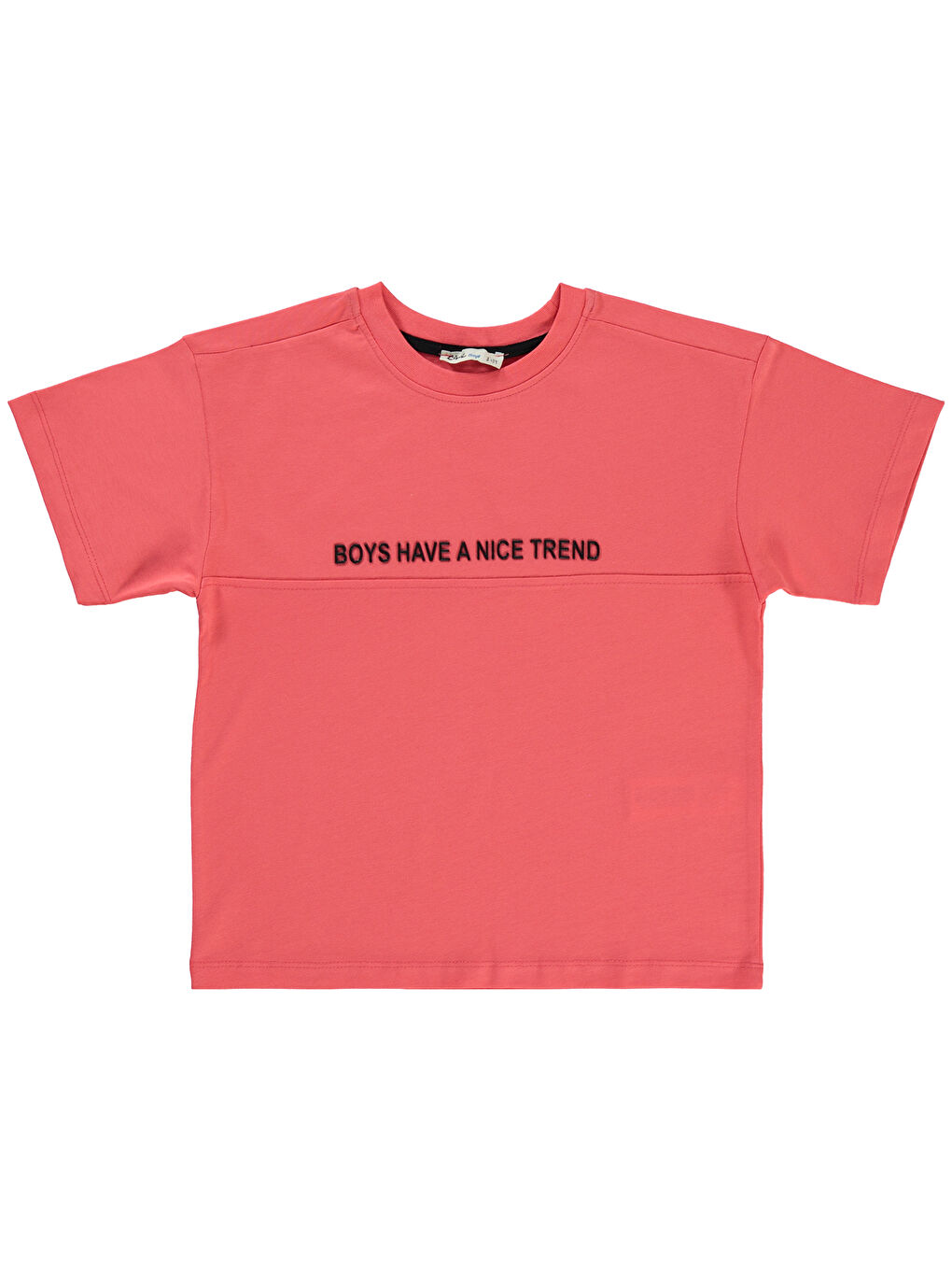 Turuncu Boys Erkek Çocuk Tişört 6-9 Yaş Yavruağzı-2