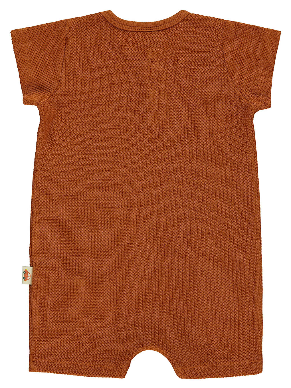 Kahverengi Baby Erkek Bebek Patiksiz Tulum 6-18 Ay Tarçın-1