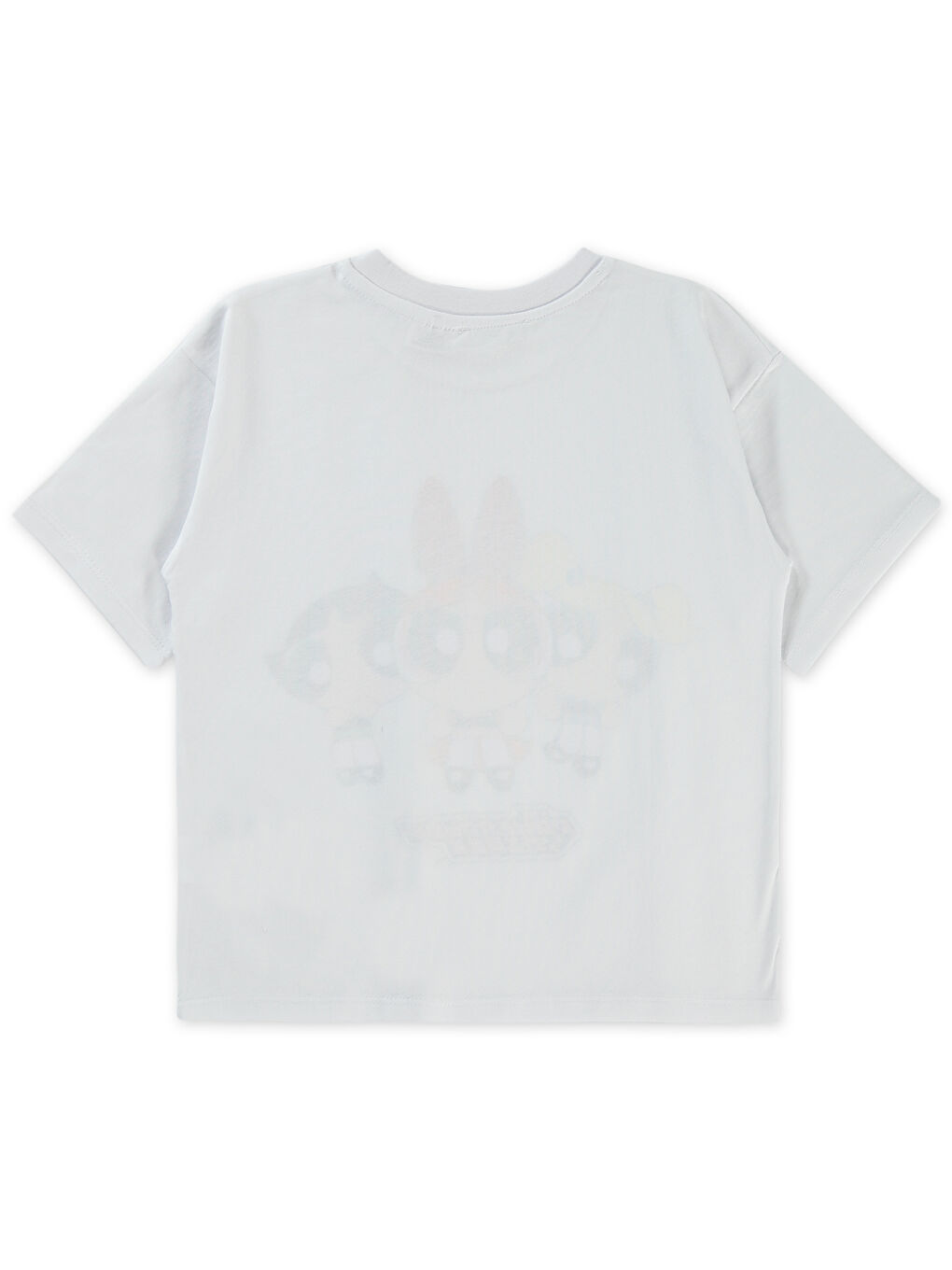 Powerpuff Girls Kız Çocuk Tişört 10-13 Yaş Beyaz-2