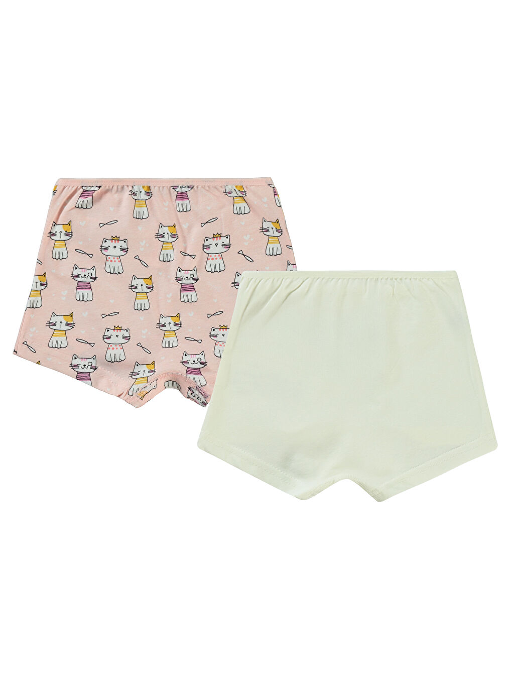 Girls Kız Çocuk 2'li Boxer Set 2-10 Yaş Pembe-1