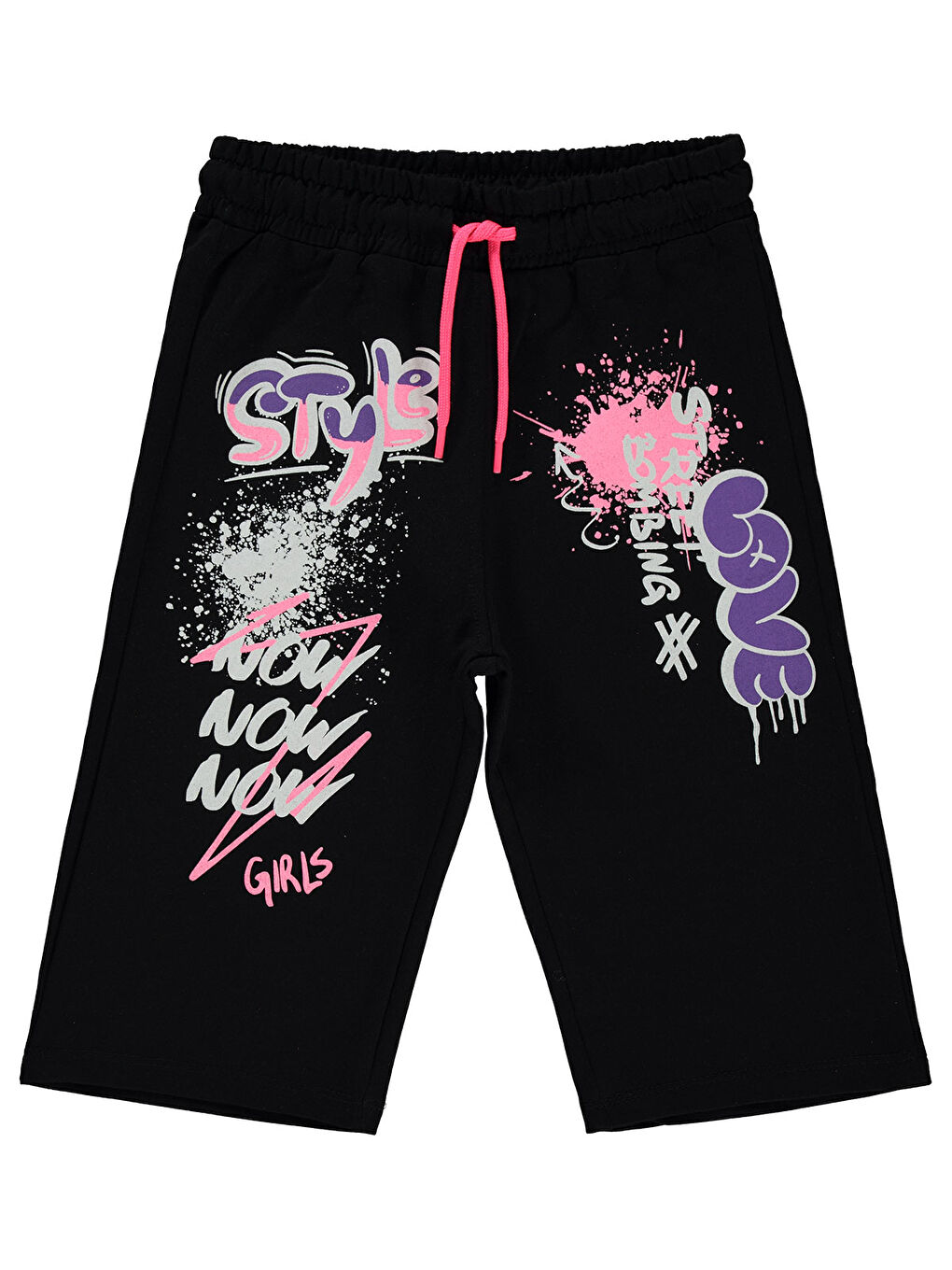 Girls Kız Çocuk Kapri 6-9 Yaş Siyah