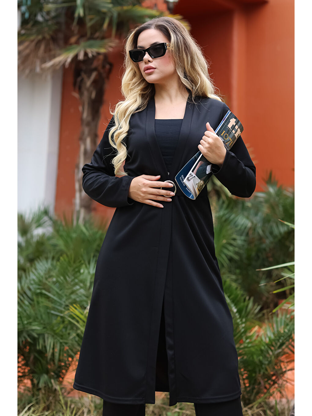 Hırka Pantolon İkili Takım Siyah - 13197-3