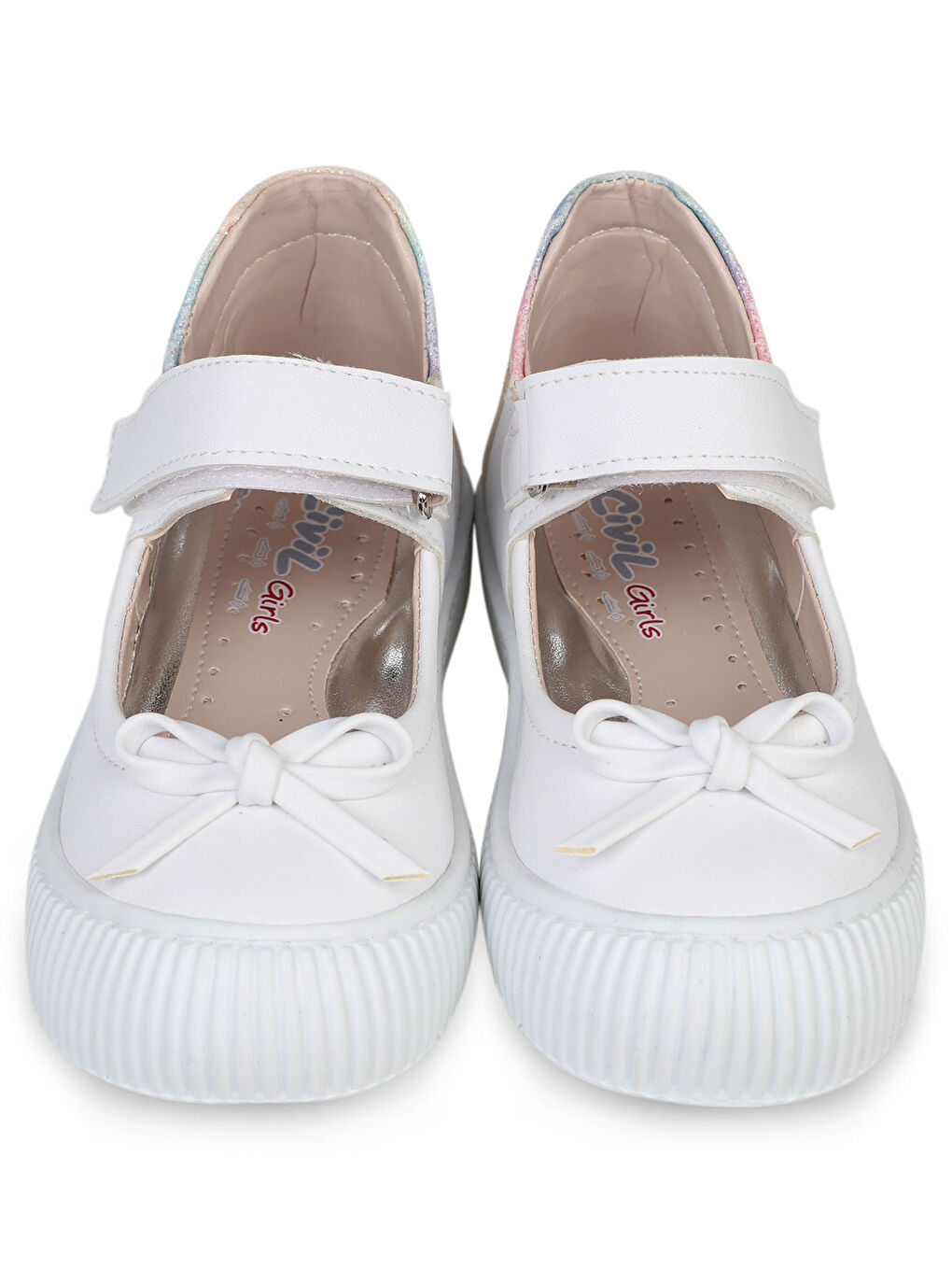 Girls Kız Çocuk Babet 26-30 Numara Beyaz-4