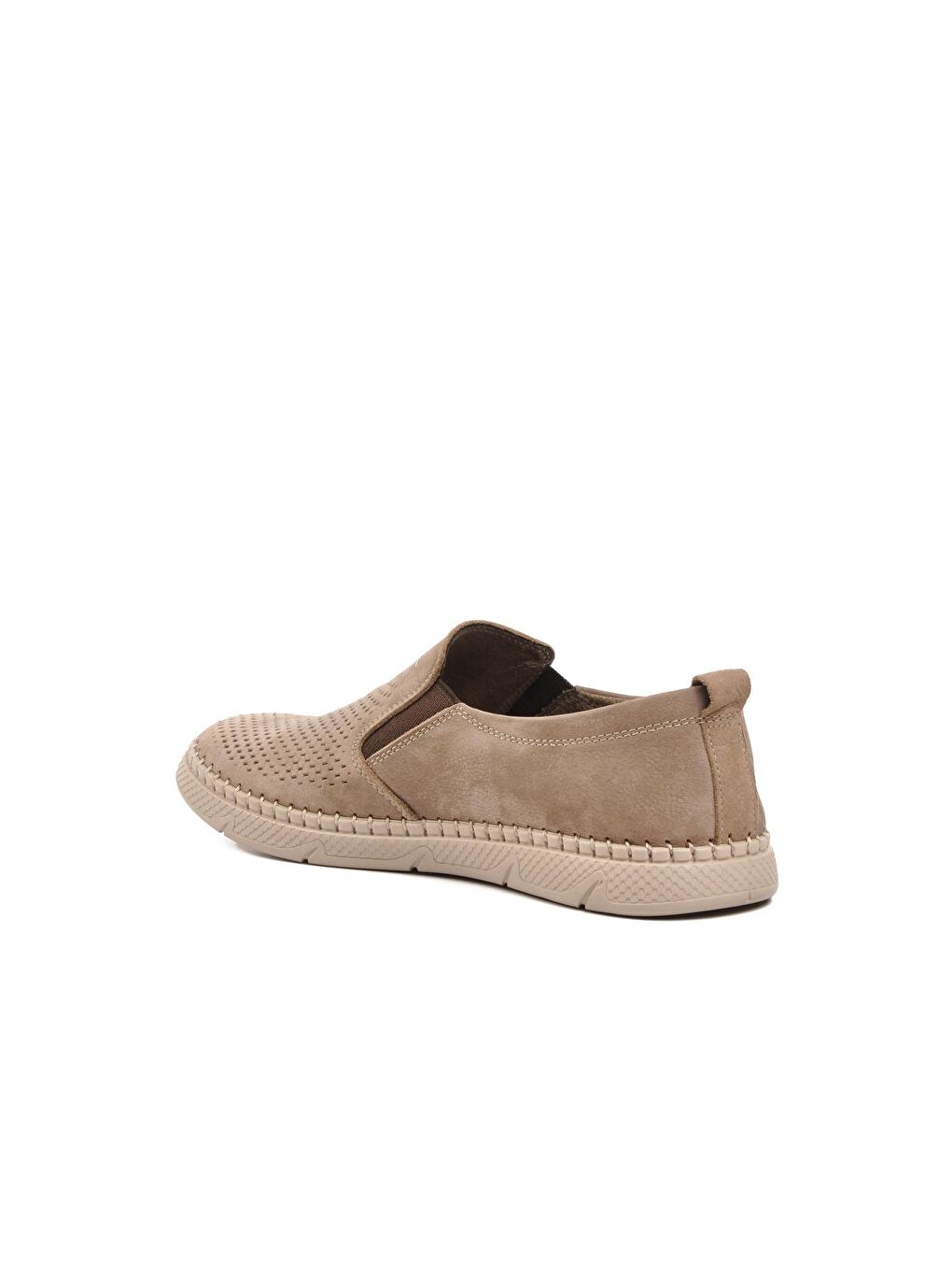 Karışık Punto 24 Kum Nubuk Hakiki Deri Erkek Günlük Ayakkabı-3