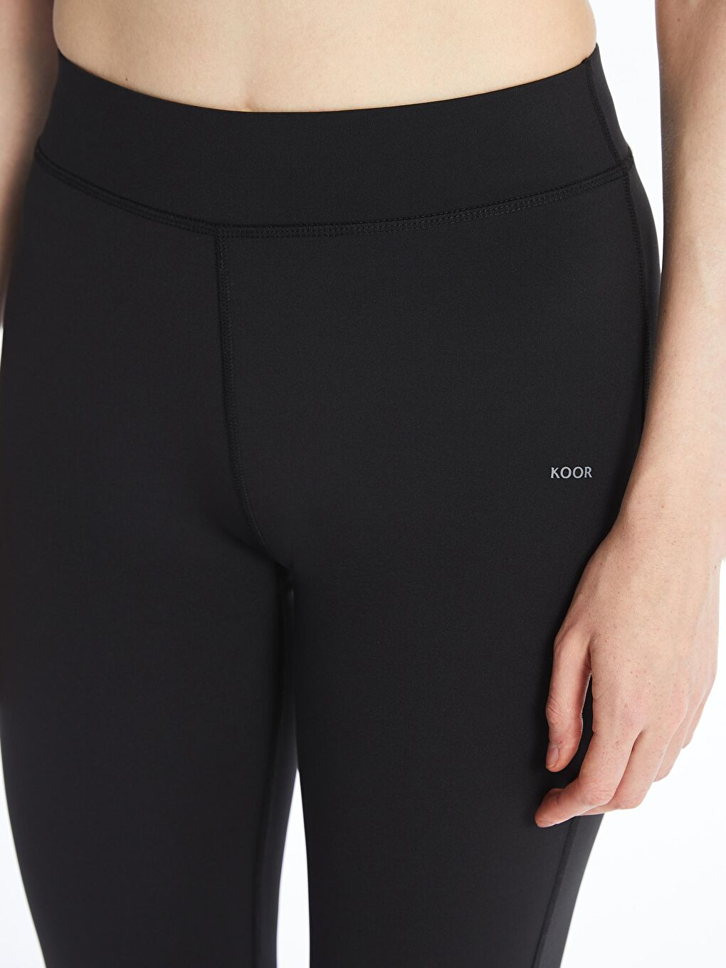 KOOR Siyah Yoga Pantolonu/Flare Paça Tayt Bgl07 - 3