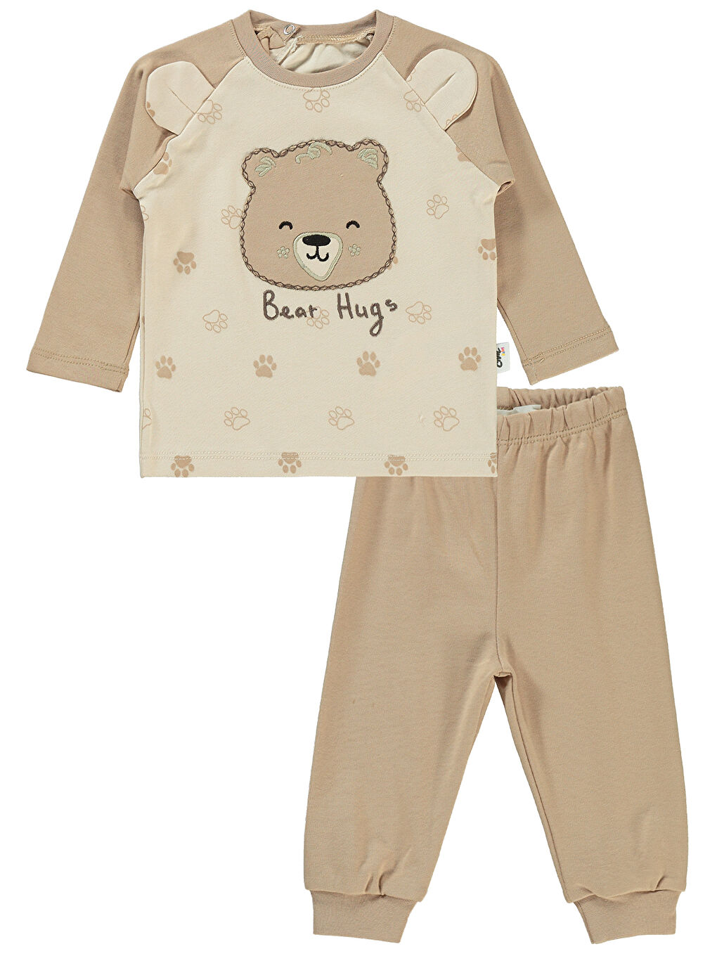 Bej Baby Erkek Bebek Takım 6-18 Ay FilDişi