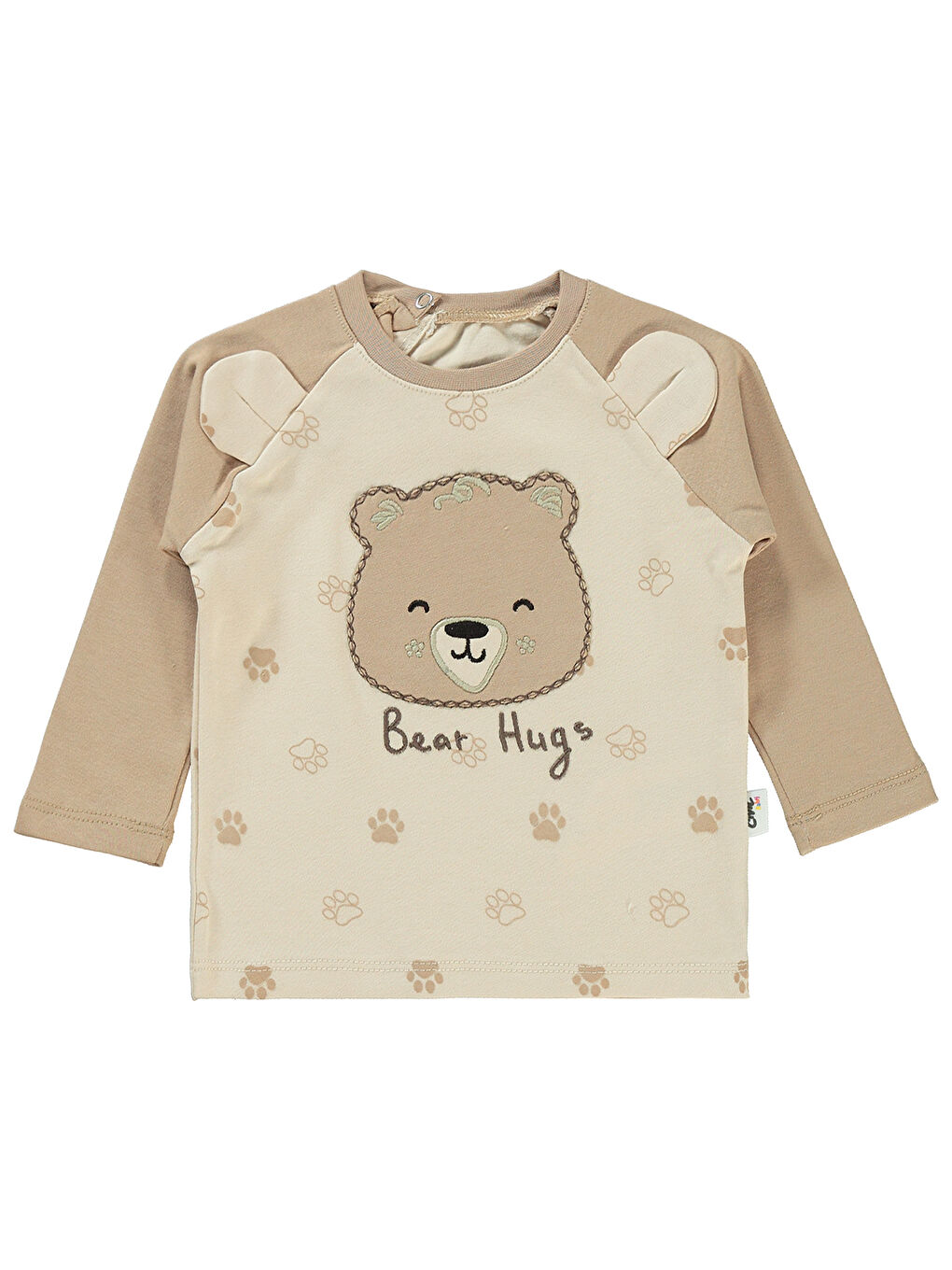 Bej Baby Erkek Bebek Takım 6-18 Ay FilDişi-2