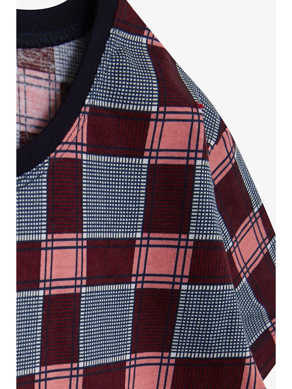 Kız Çocuk Şortlu Pijama Takımı Ekose Desenli Karışık Renk (10-13 Yaş)-4