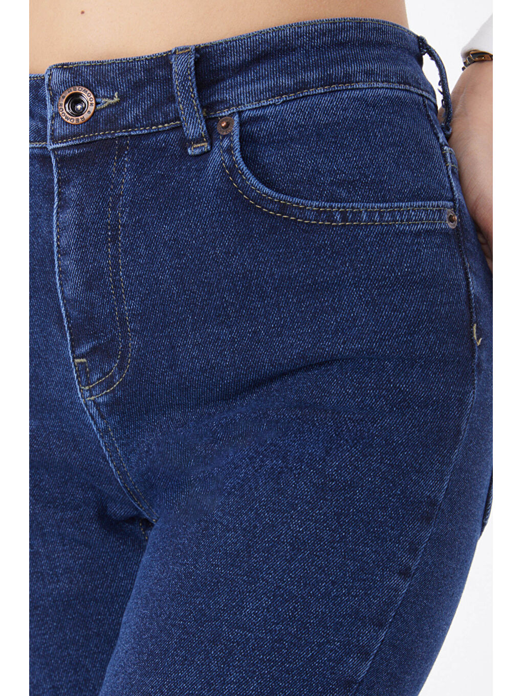 Orta Kadın Lacivert Dar Paçapantolon - 24915-2