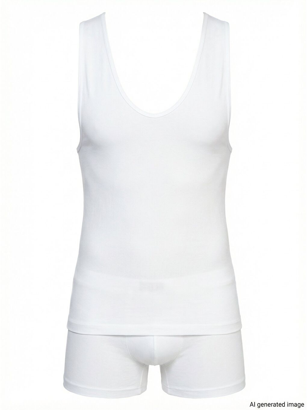 C11003 Erkek Atlet Korse Beyaz