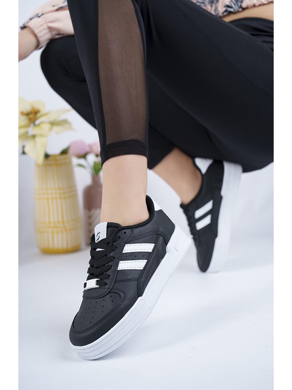 Siyah Danny Unisex Günlük  Yürüyüş Koşu Sneaker Spor Ayakkabı-1