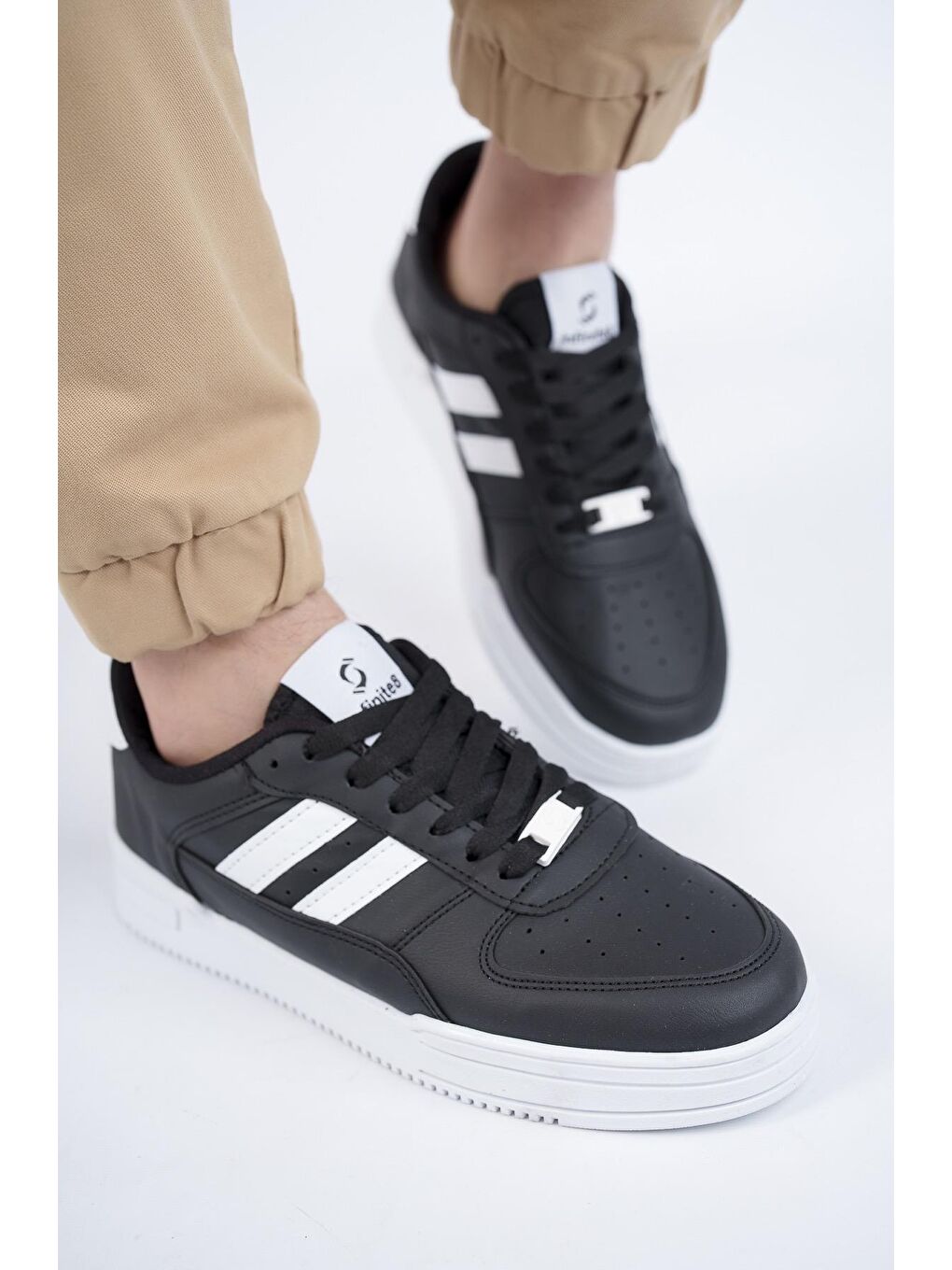 Siyah Danny Unisex Günlük  Yürüyüş Koşu Sneaker Spor Ayakkabı-2