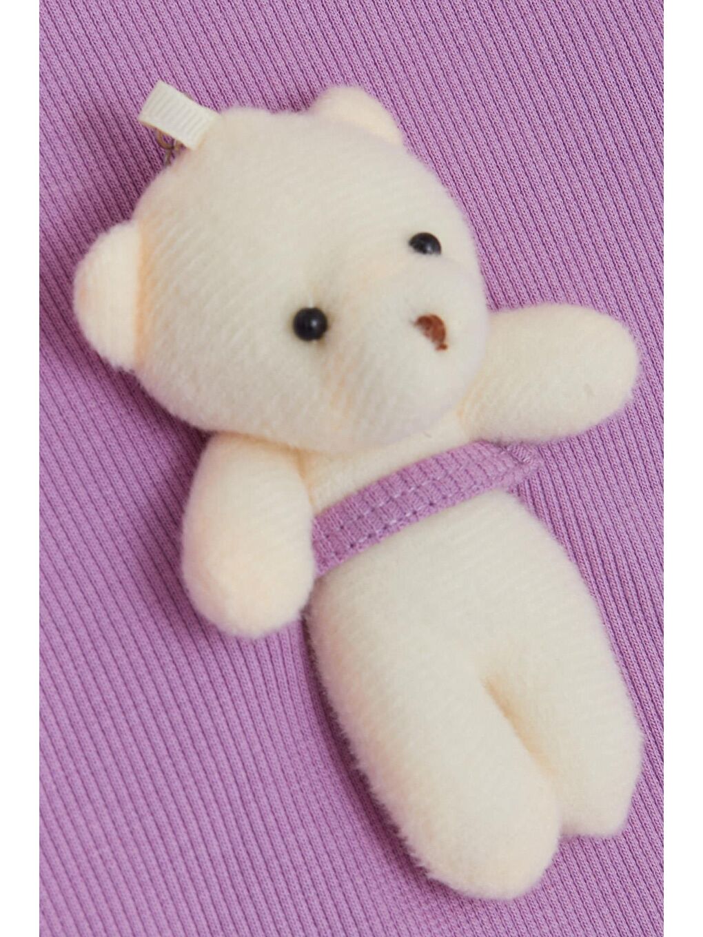 Kız Çocuk Taytlı Takım Oyuncak Ayıcık Aksesuarlı Lila (2-6 Yaş)-5