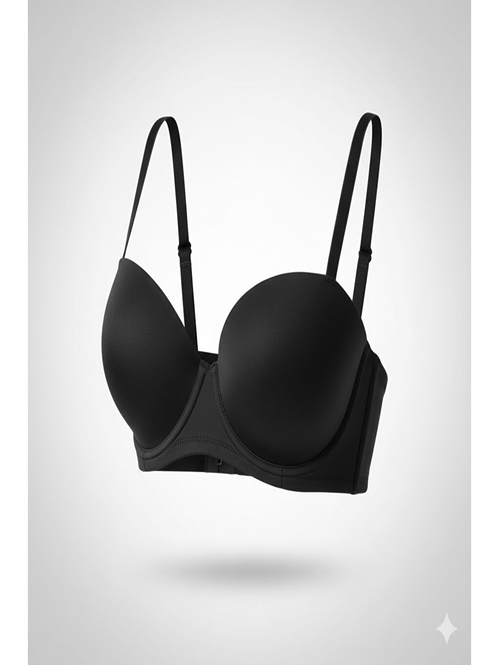 Desteksiz Straplez Sütyen C18020 Siyah