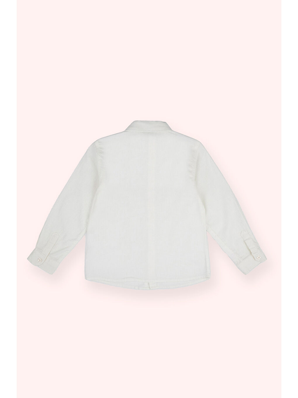 Erkek Çocuk Papyon Detaylı Ekru Gömlek-2