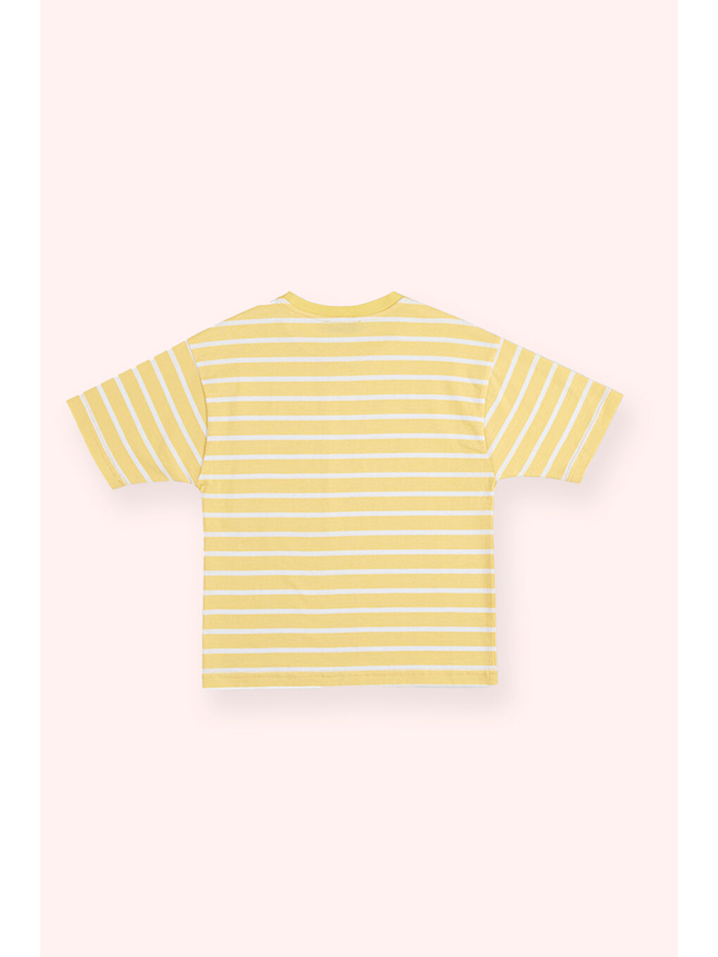 Erkek Çocuk Çizgili Sarı Tişört-5