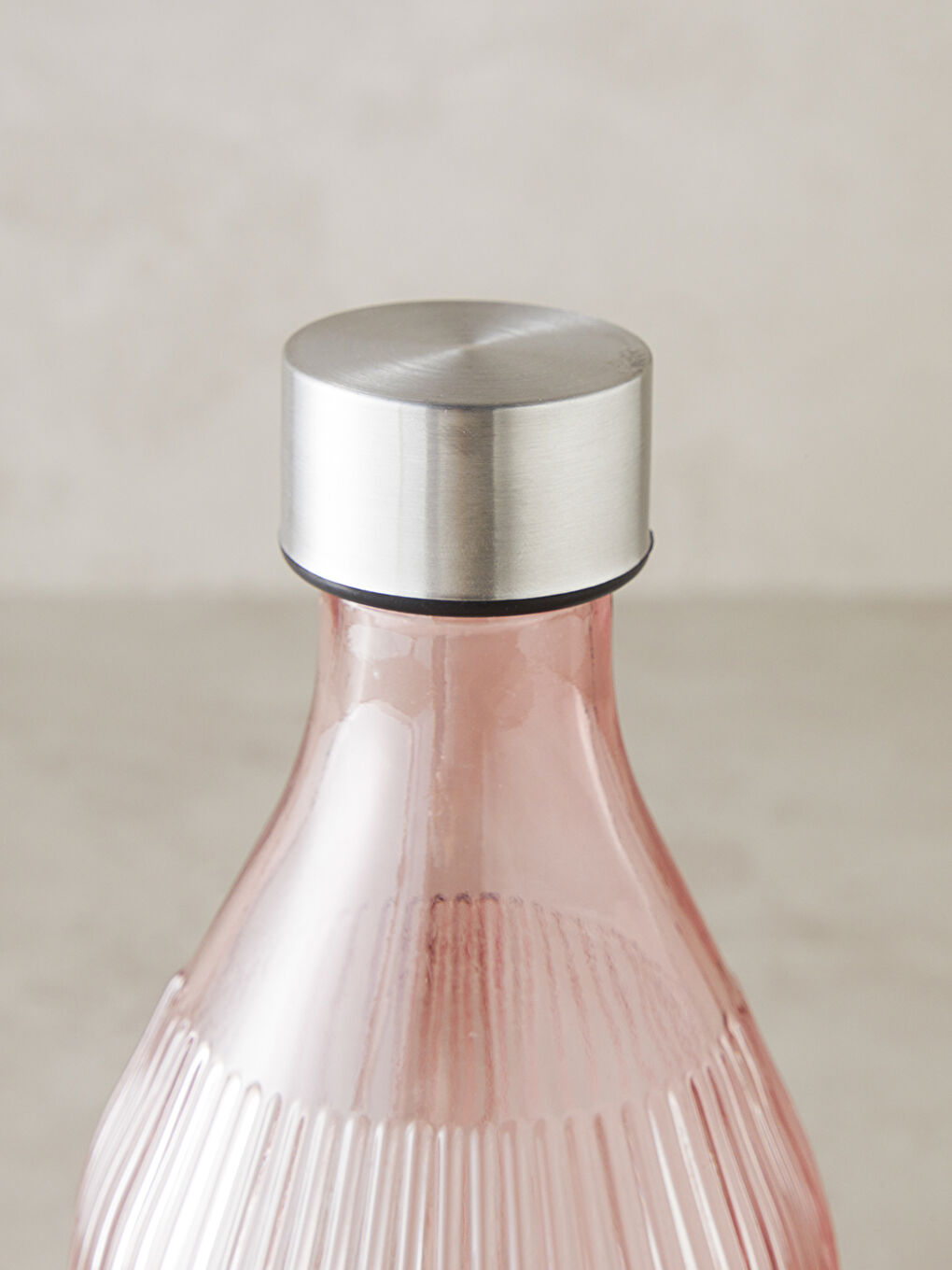 Melie Cam Şişe Pembe-2