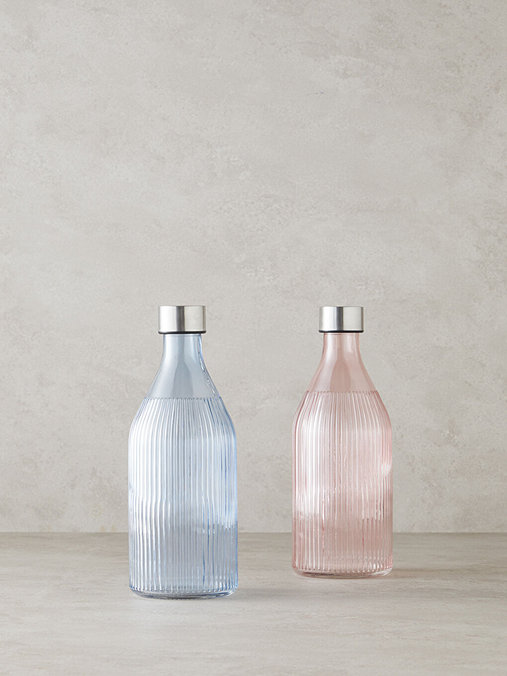 Melie Cam Şişe Pembe-3