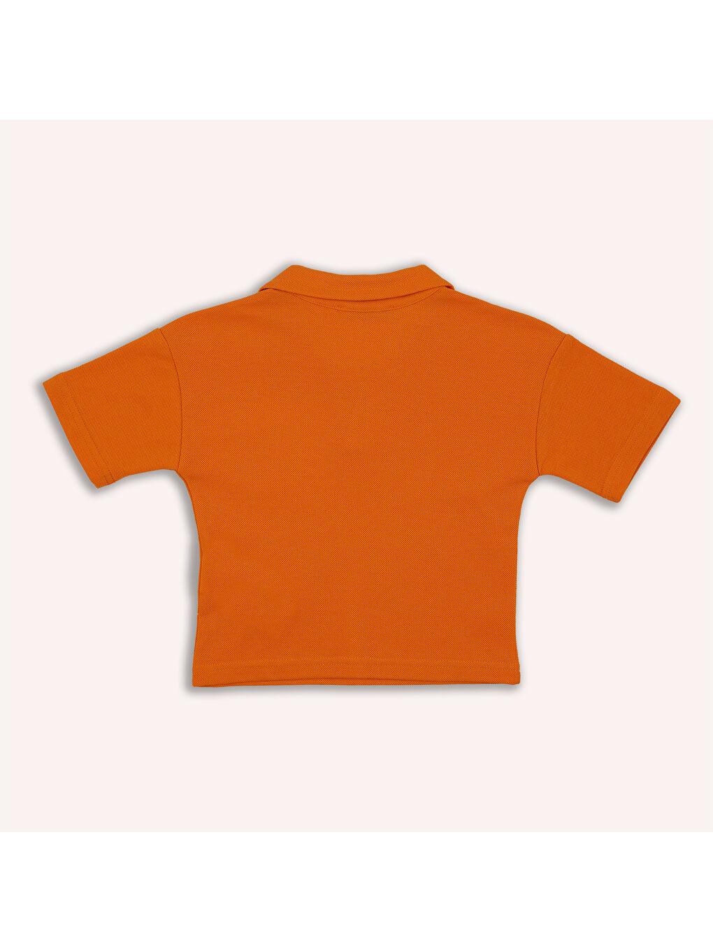 Turuncu Erkek Bebek Oranj Polo Yaka Tişört-3
