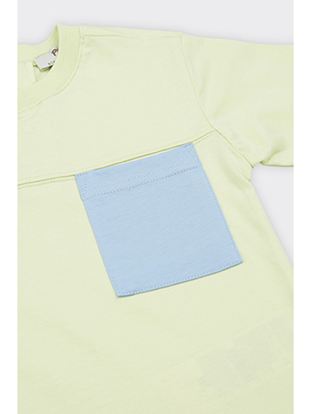 Yeşil Erkek Çocuk Cepil Tişört-2