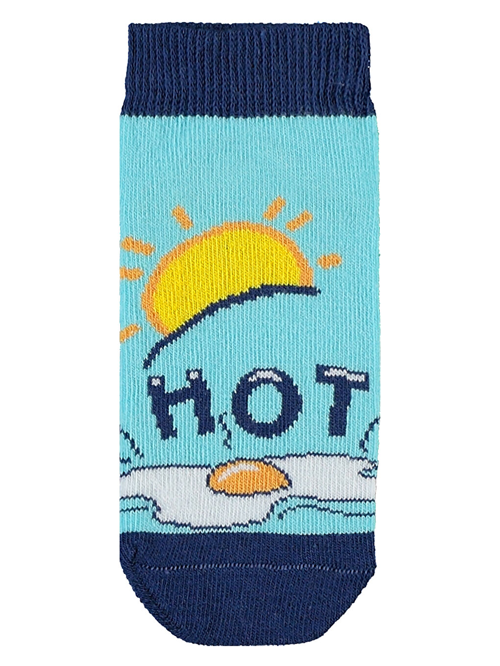 Socks Erkek Çocuk 3'lü Patik Çorap 2-12 Yaş Mavi-4