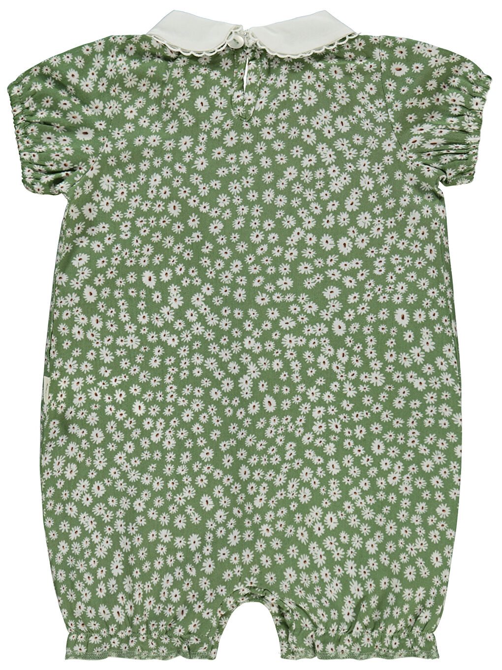 Baby Kız Bebek Patiksiz Tulum 6-18 Ay Çağla Yeşili-1