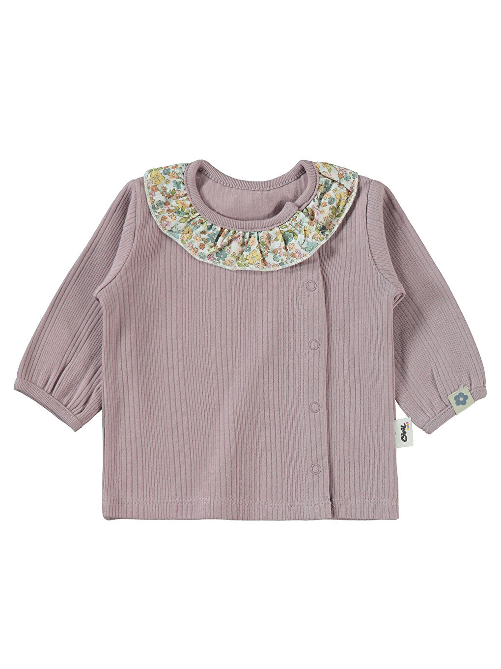 Baby Kız Bebek Pijama Takımı 1-6 Ay Soft Lila-2