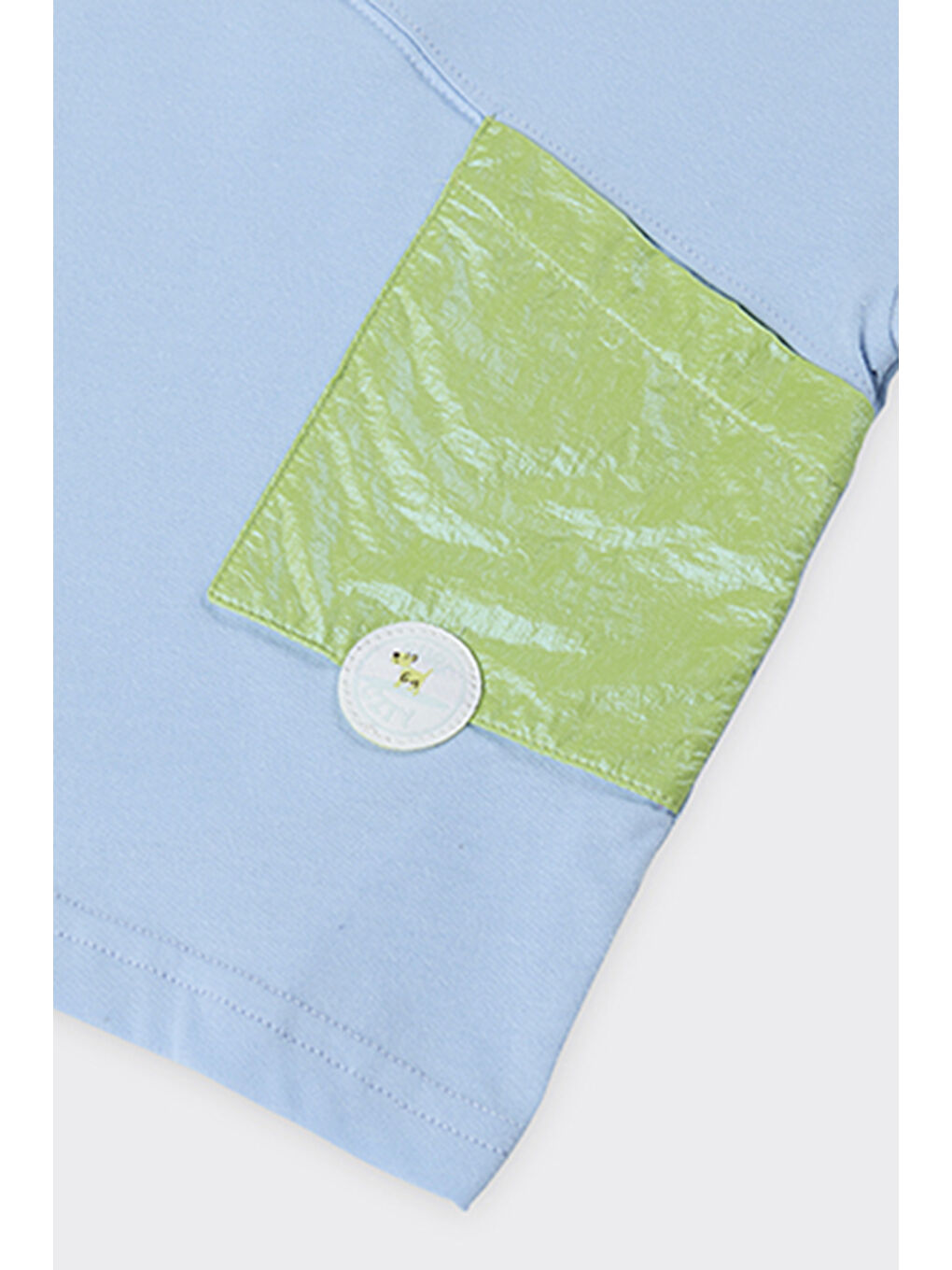 Erkek Bebek Cepli Mavi Tişört-2