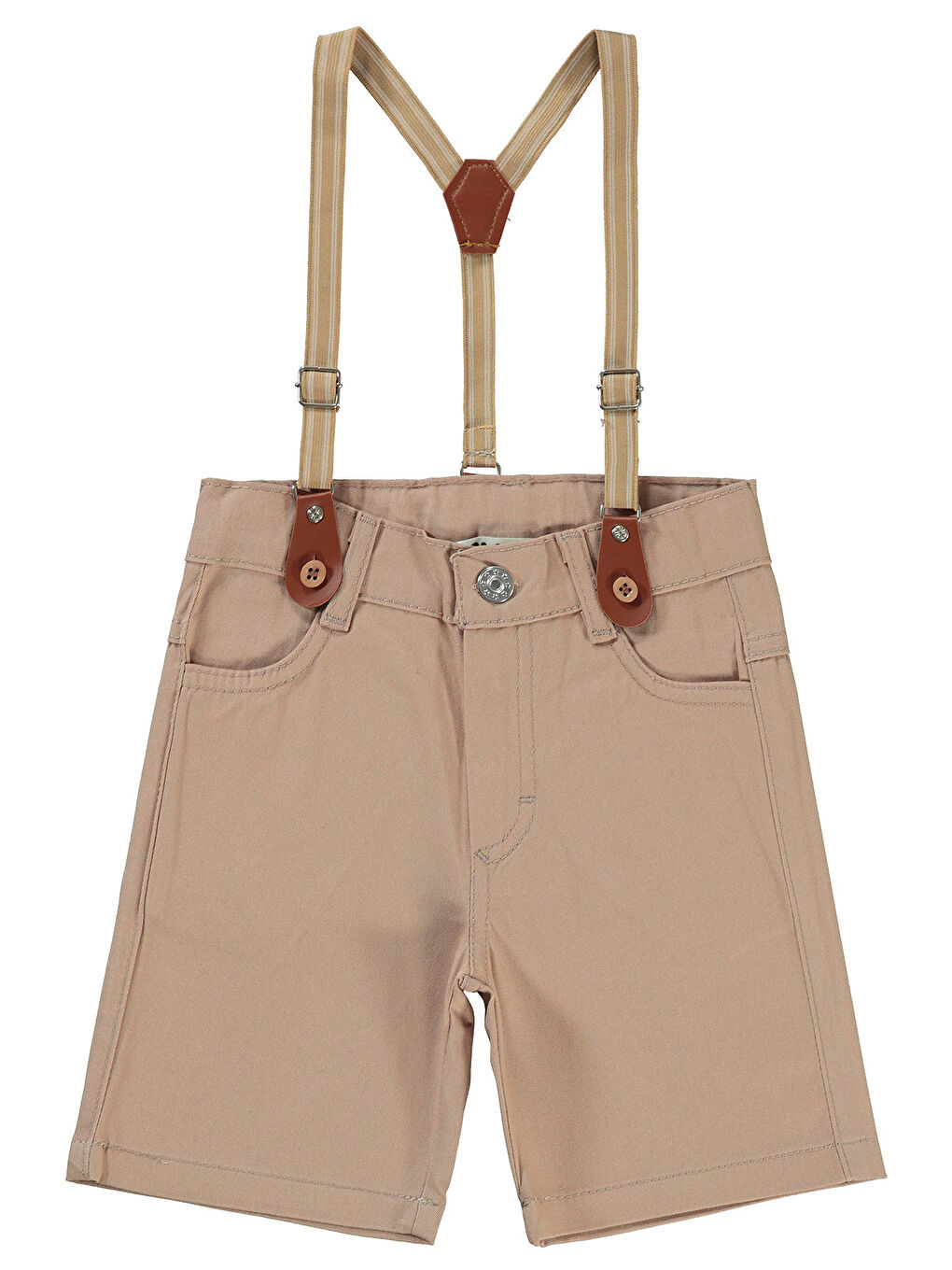 Bej Boys Erkek Çocuk Kapri 2-5 Yaş Vizon