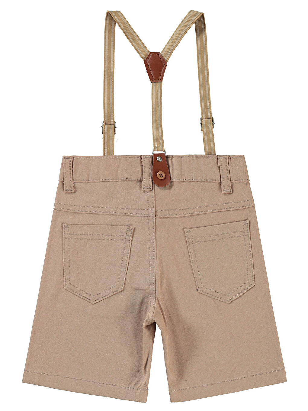 Bej Boys Erkek Çocuk Kapri 2-5 Yaş Vizon-1