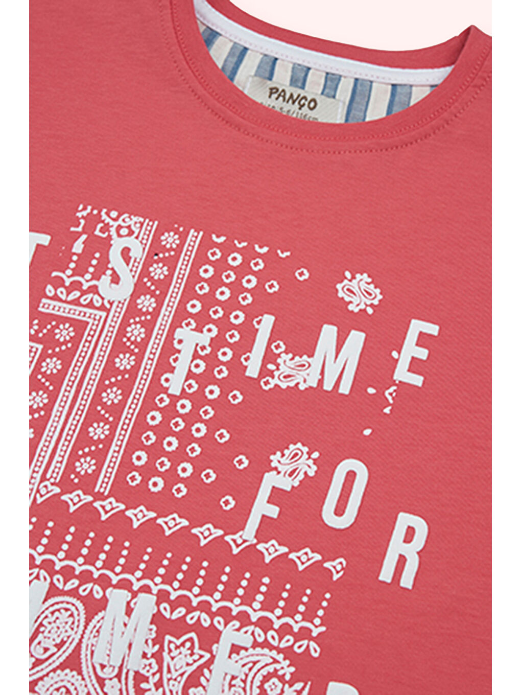 Kırmızı Erkek Çocuk Baskılı Nar Tişört-1