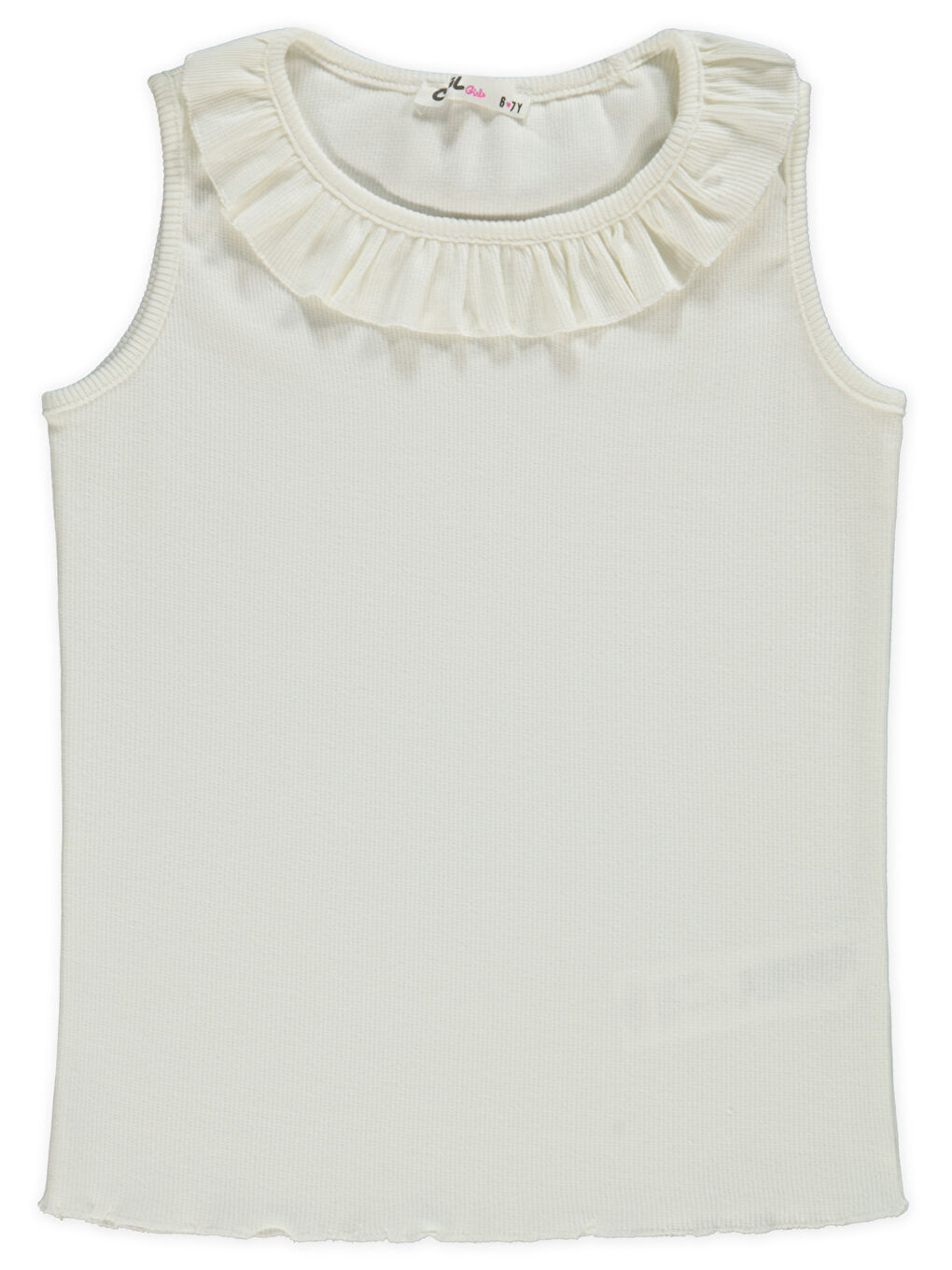 Girls Kız Çocuk Tişört 10-13 Yaş Ekru