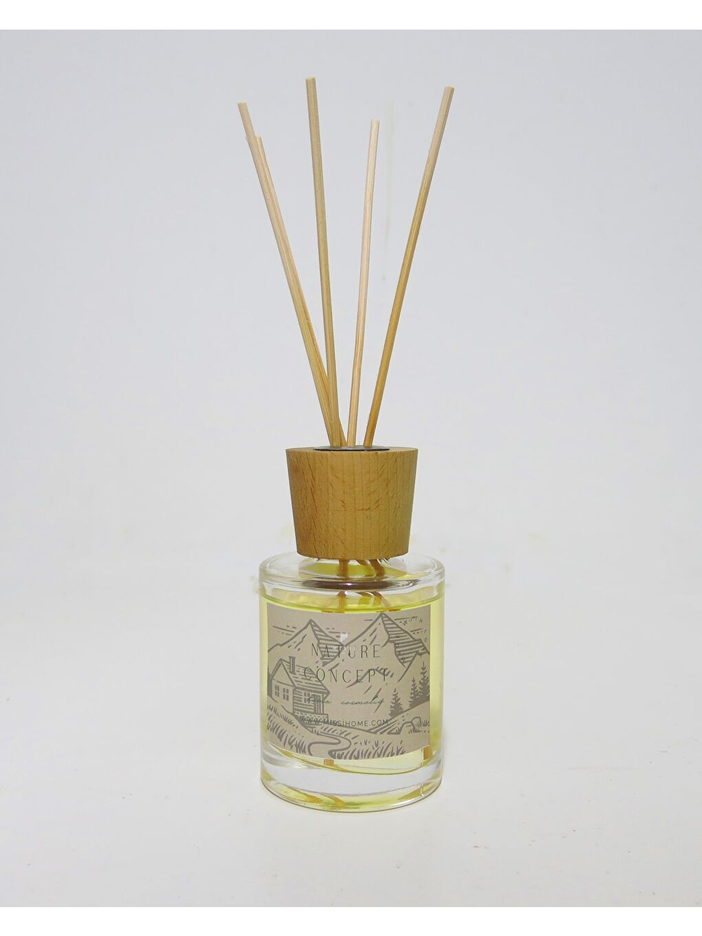 Kahverengi Nature Collection 110 cc Ahşap Kapaklı Dark Amber Oda Kokusu