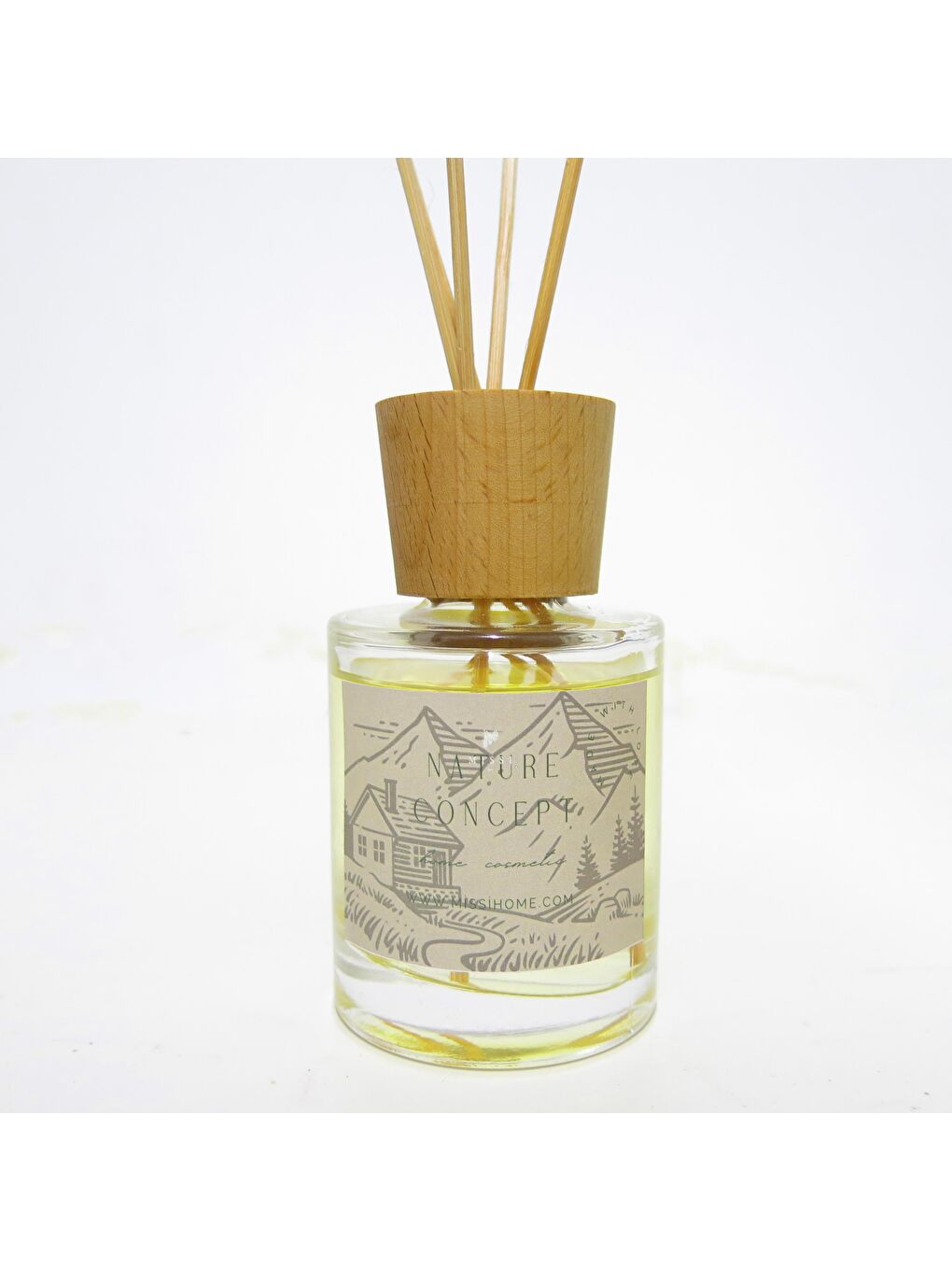 Kahverengi Nature Collection 110 cc Ahşap Kapaklı Dark Amber Oda Kokusu-1