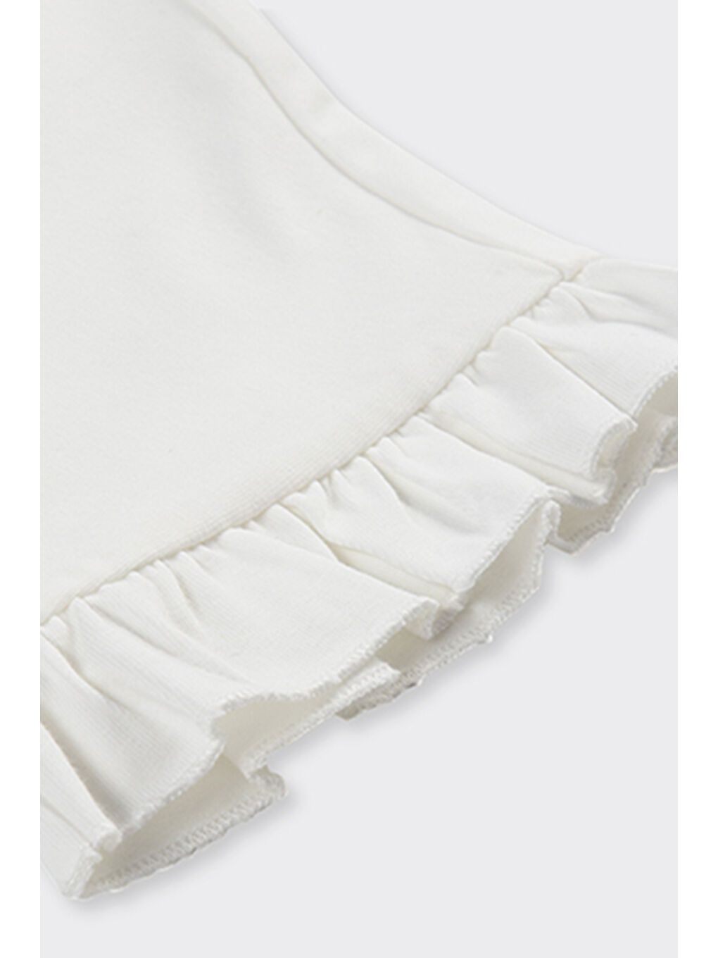 Kız Çocuk Baskı Detaylı Ekru Tişört-6