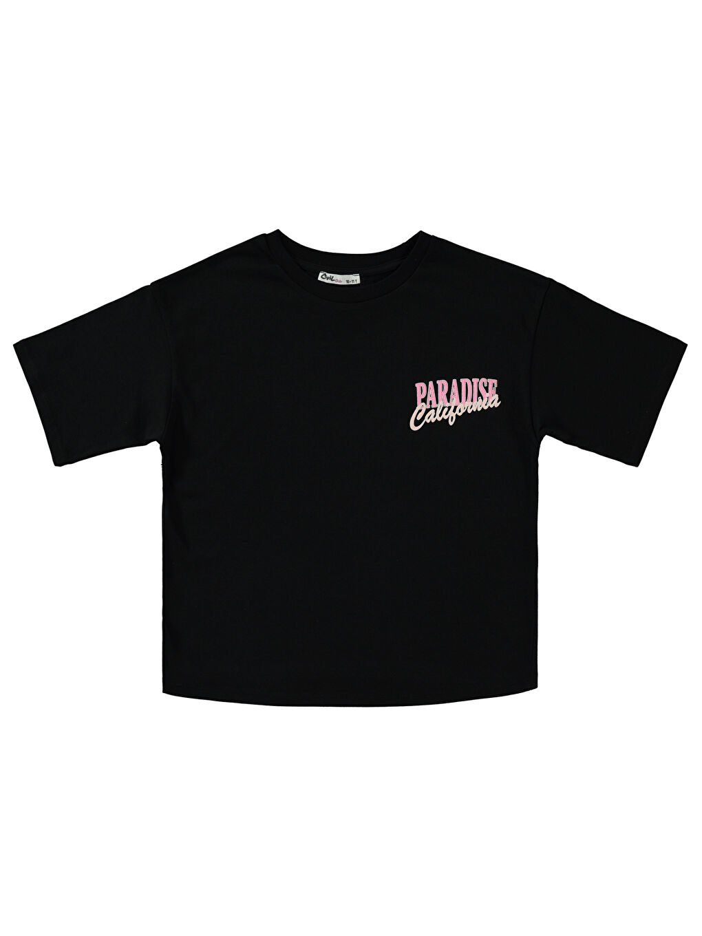 Girls Kız Çocuk Tişört 10-13 Yaş Siyah-2