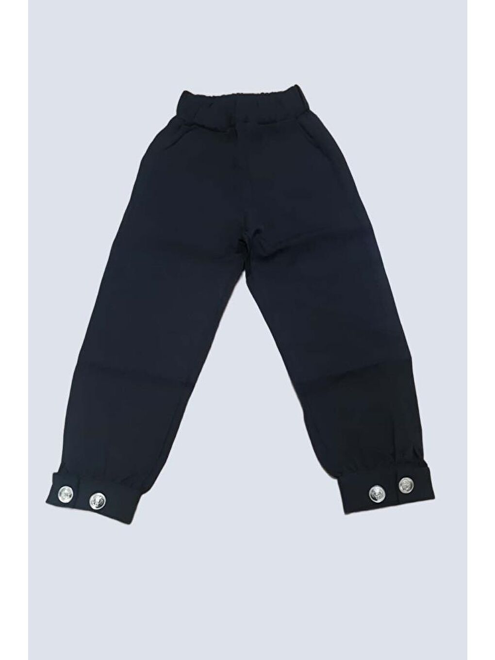 Erkek Çocuk Bisiklet Yaka Bluz ve Gümüş Düğme Detaylı Siyah Ceket Alt Üst Takım