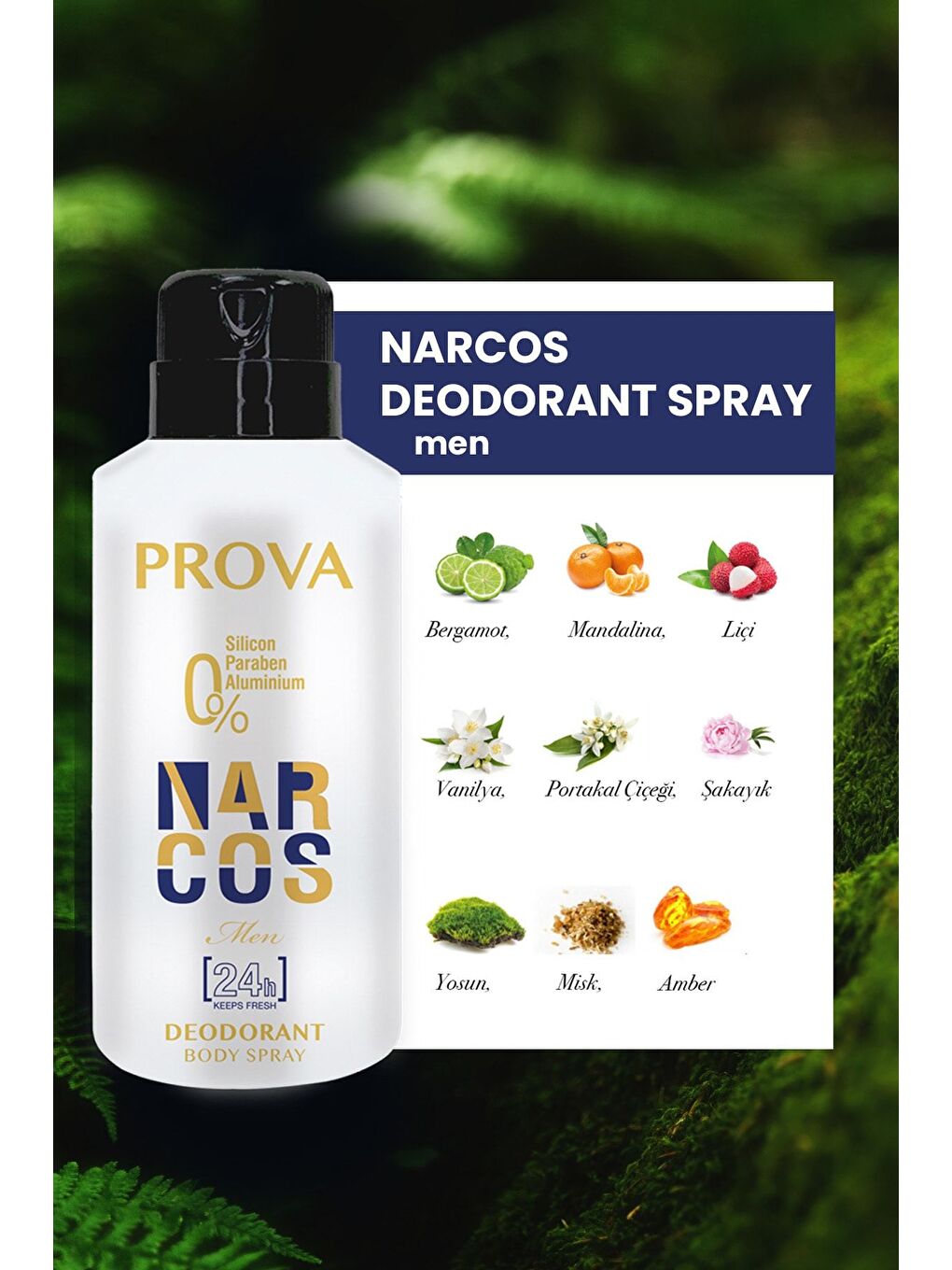 Prova Narcos Erkek Deodorant 150 ml 3 Adet - 2