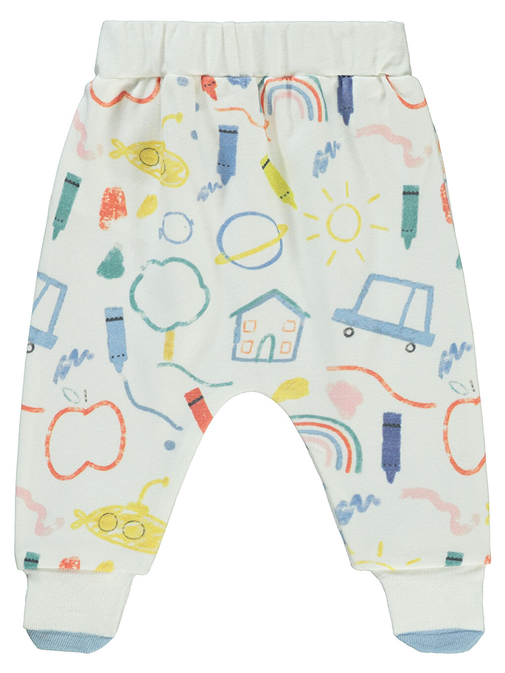 Baby Erkek Bebek Patikli Tek Alt 1-6 Ay Ekru-2