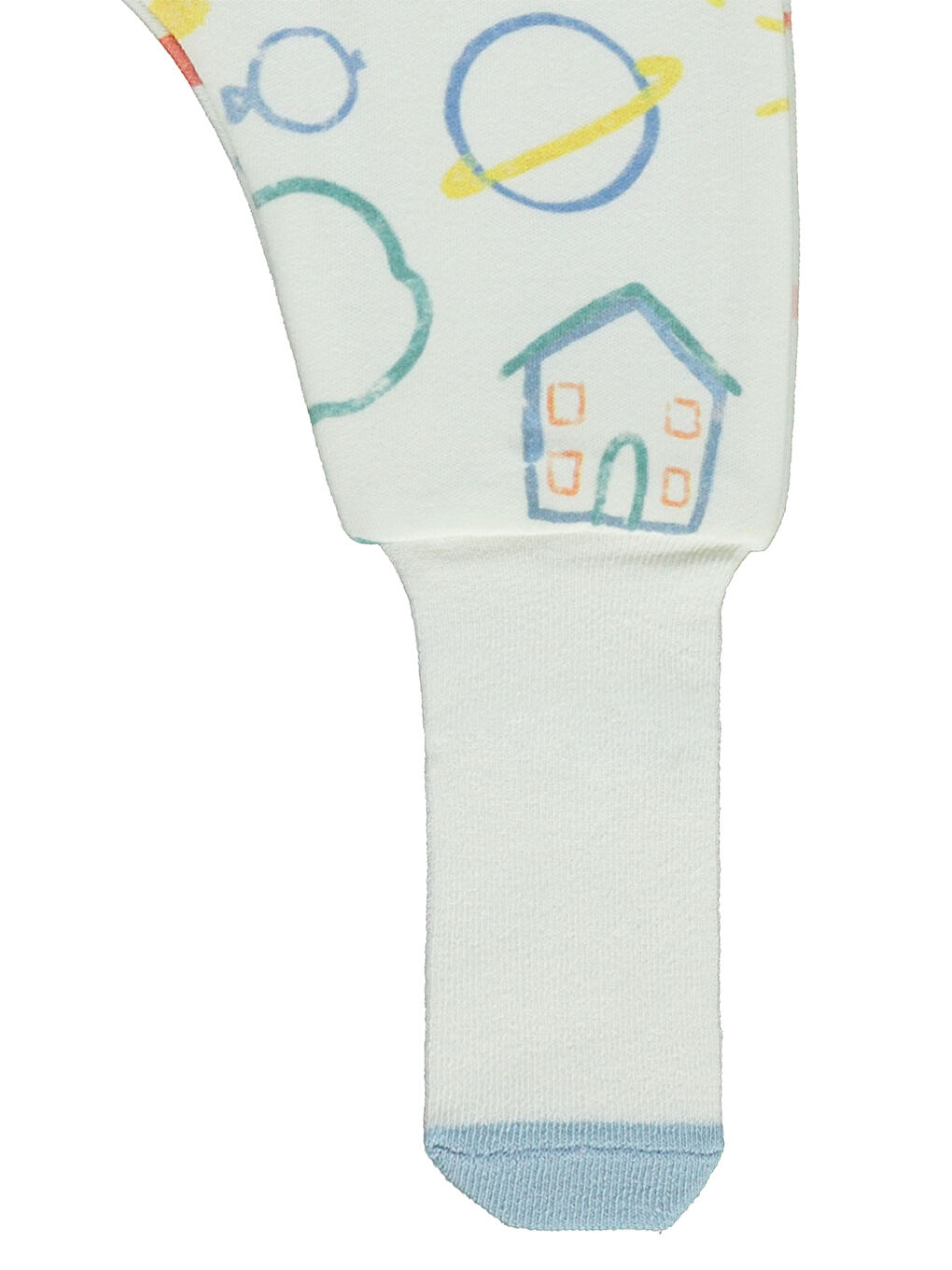 Baby Erkek Bebek Patikli Tek Alt 1-6 Ay Ekru-1