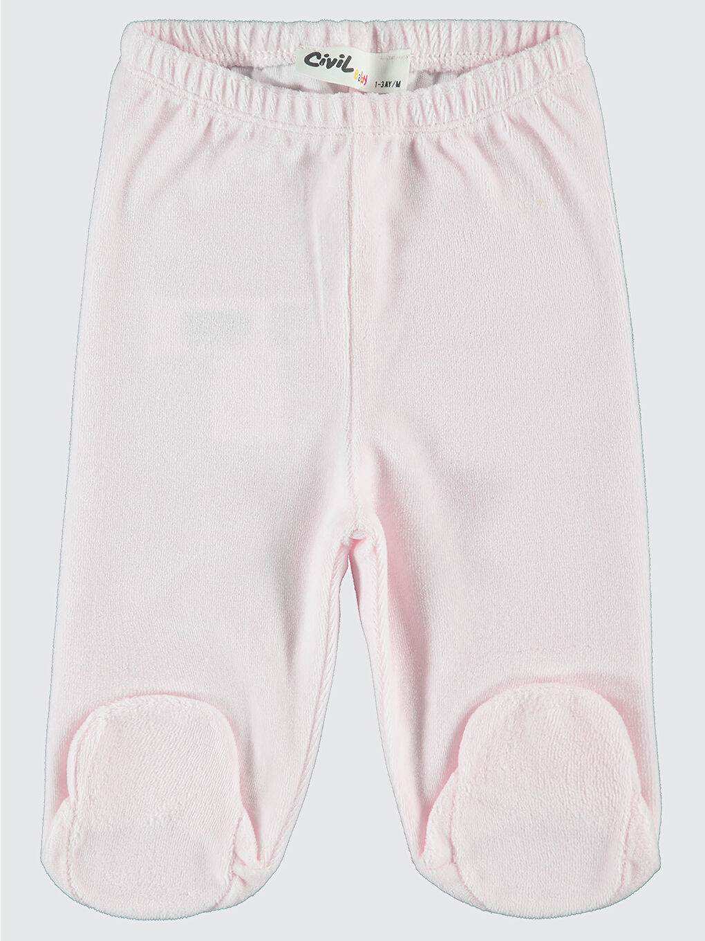 Baby Kız Bebek Patikli Tek Alt 1-6 Ay Pembe