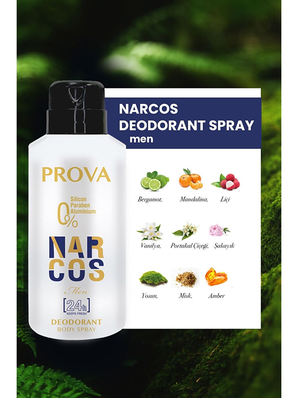 Prova Narcos Erkek Deodorant 150 ml 6 Adet - 2