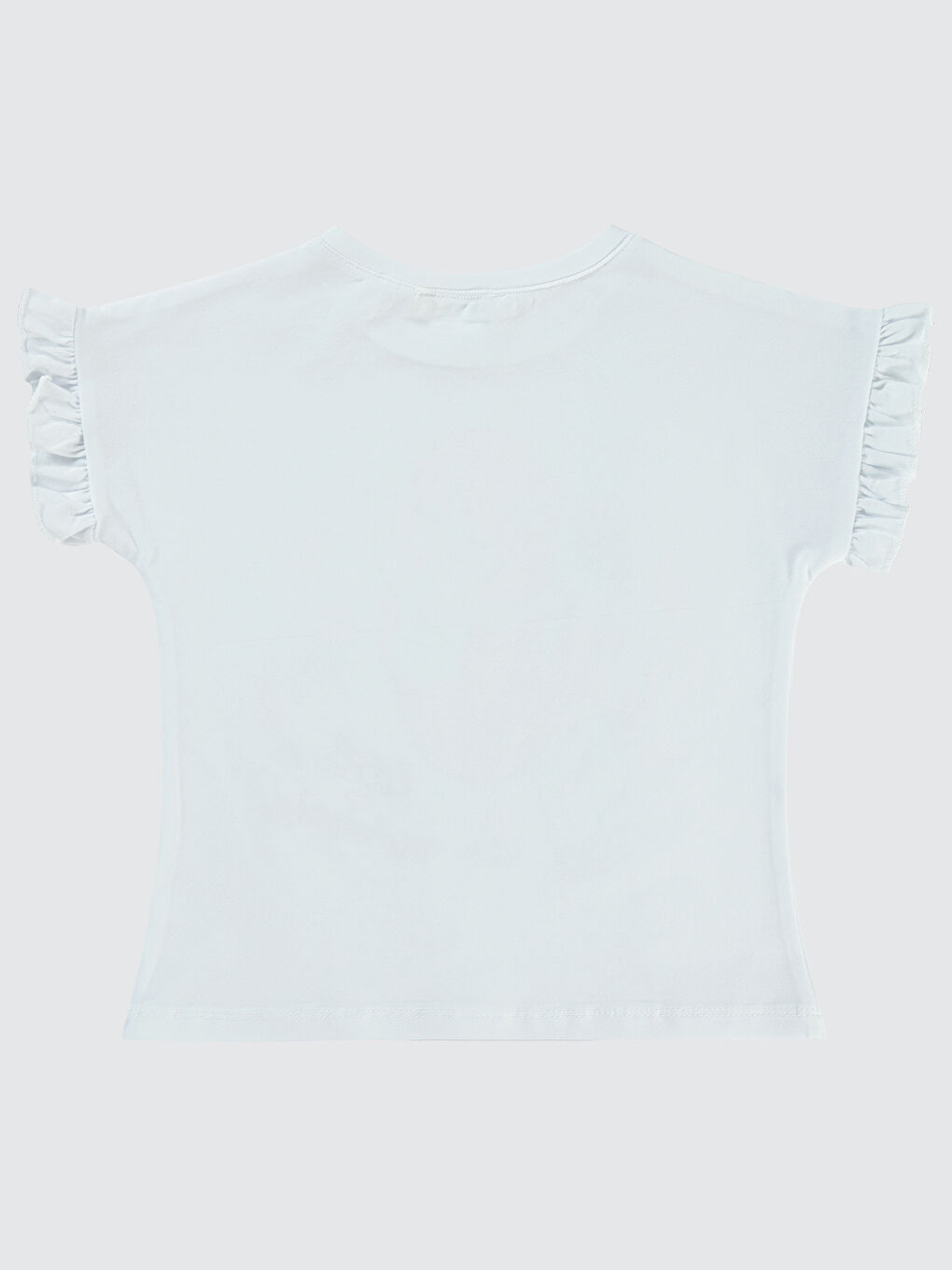 Girls Kız Çocuk Tişört 2-5 Yaş Beyaz-1