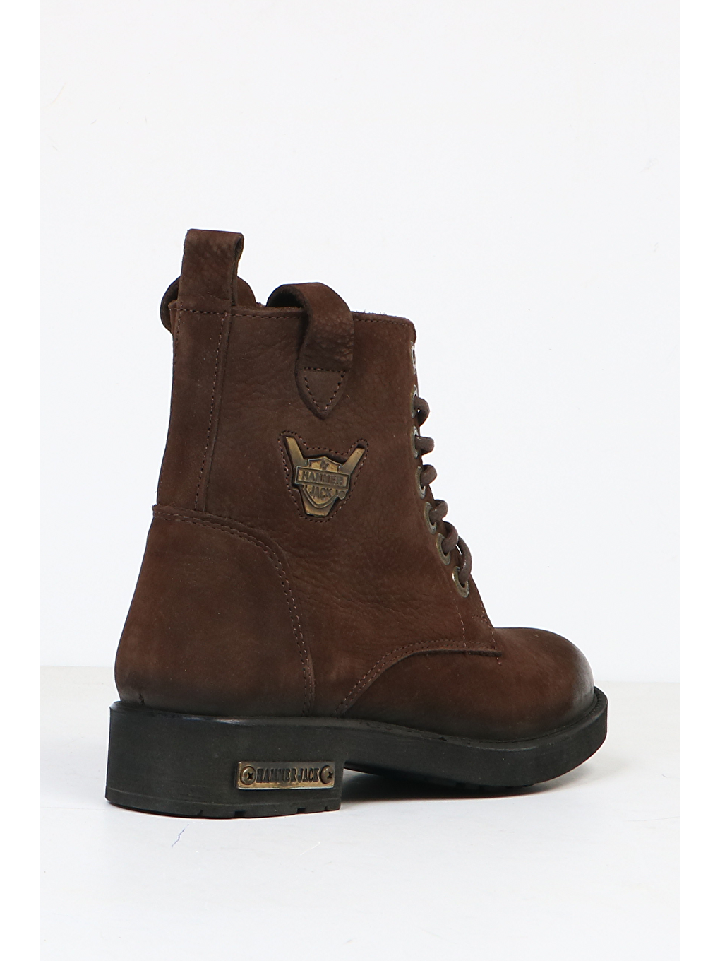 Kahverengi Hakiki Deri Kahve Yıkama Nubuk Unisex Çocuk Bot