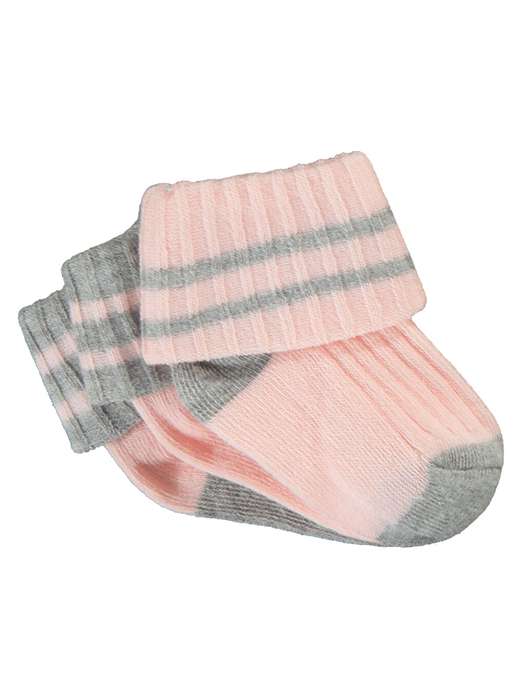 Baby Kız Bebek 3'lü Çorap Set 0-24 Ay Pembe-2