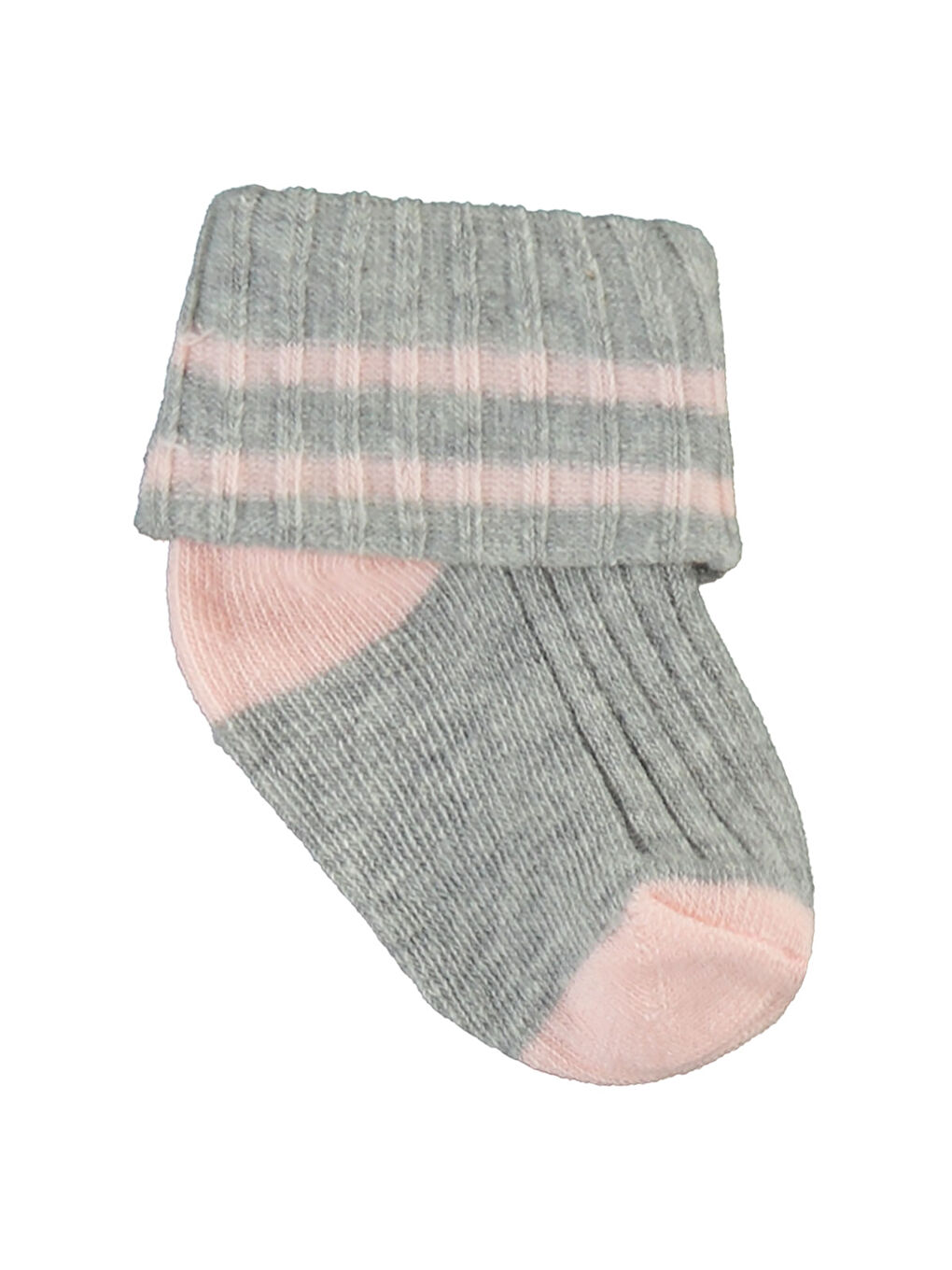 Baby Kız Bebek 3'lü Çorap Set 0-24 Ay Pembe-4